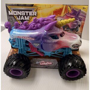 SPIN MASTER MONSTER JAM 2025  TRUCK 1/24 DIECAST SPARKLE SMASH SERIES 26